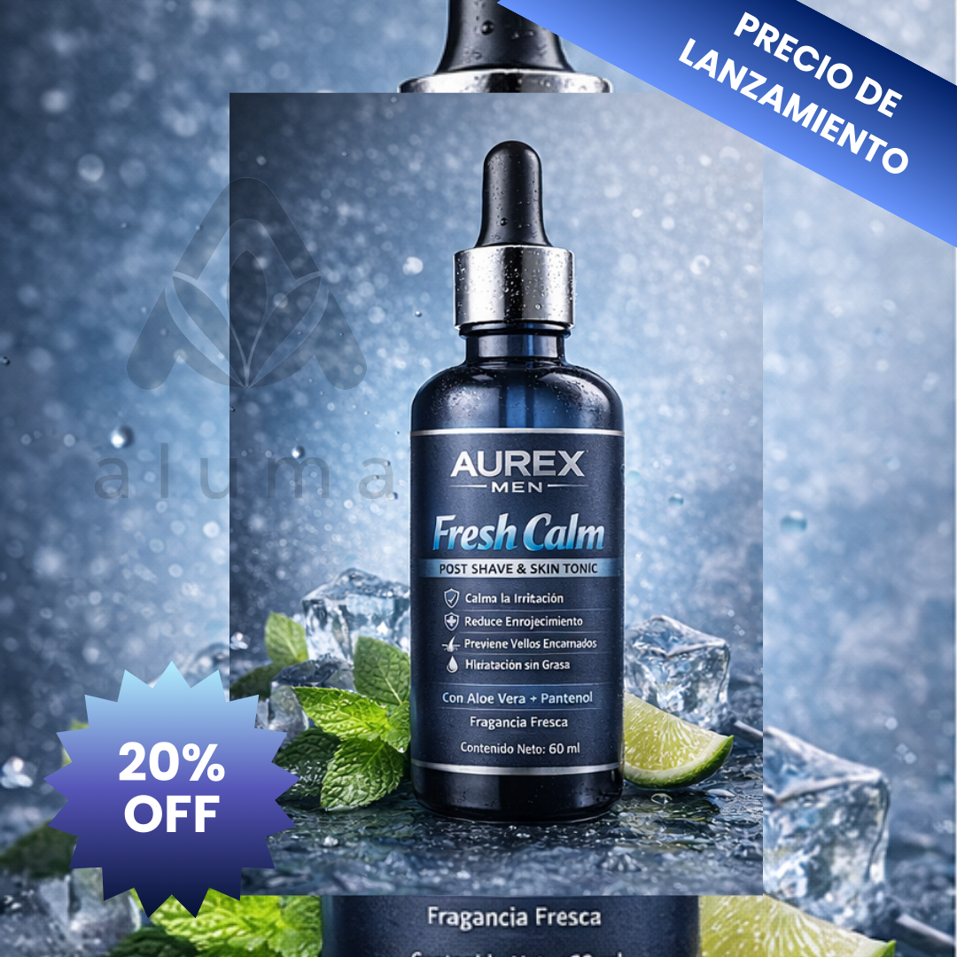 AUREX MEN - Calma inmediata, Frescura total.