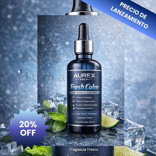 AUREX MEN - Calma inmediata, Frescura total.