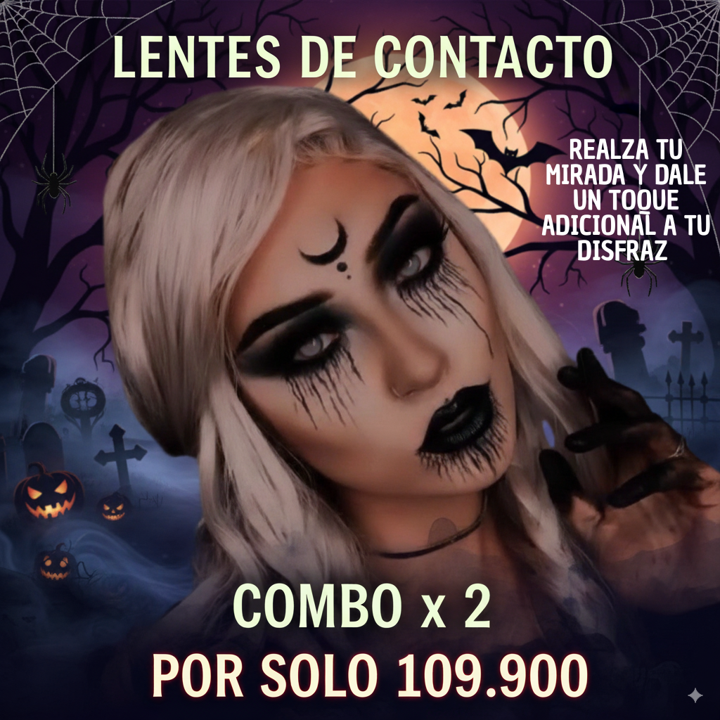Kit de Lentes de Contacto con Estuche – Transforma tu mirada y domina la fiesta